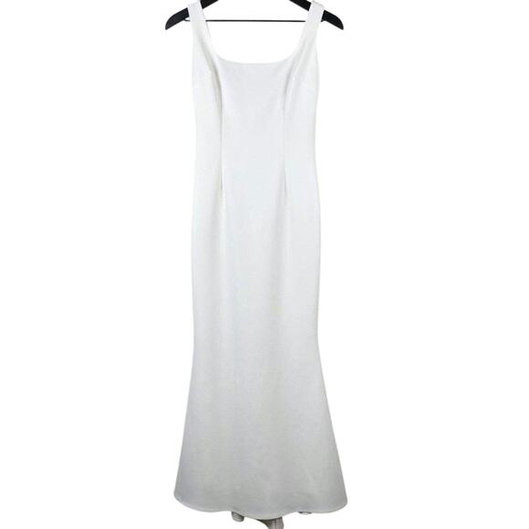 NWT Anthropologie BHLDN Katie May Lucy Maxi Dress $280 SIZE 8 Off-White - Picture 4 of 6